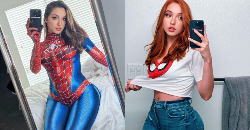 【GG扑克】[二次元]超杀蜘蛛女！正妹Coser丰润储备战斗能量挺翘蜜桃臀后劲强大