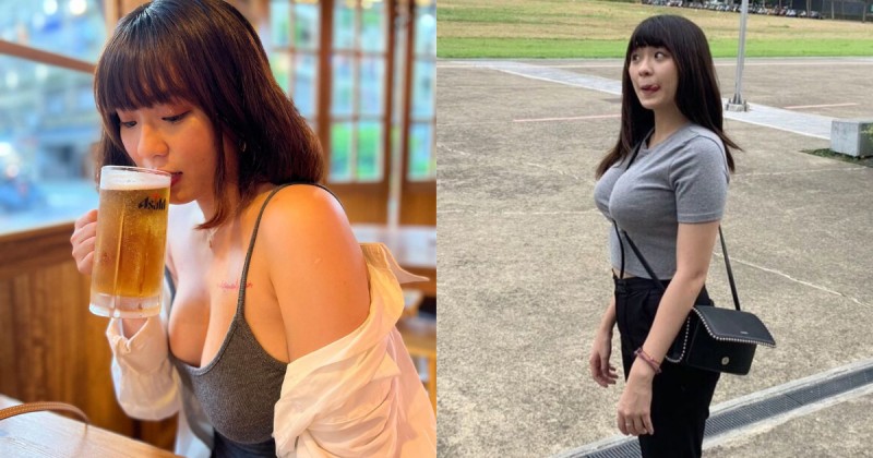 比頭還大！巨乳女孩「Zoey」衣服完全擋不住進擊的乳量