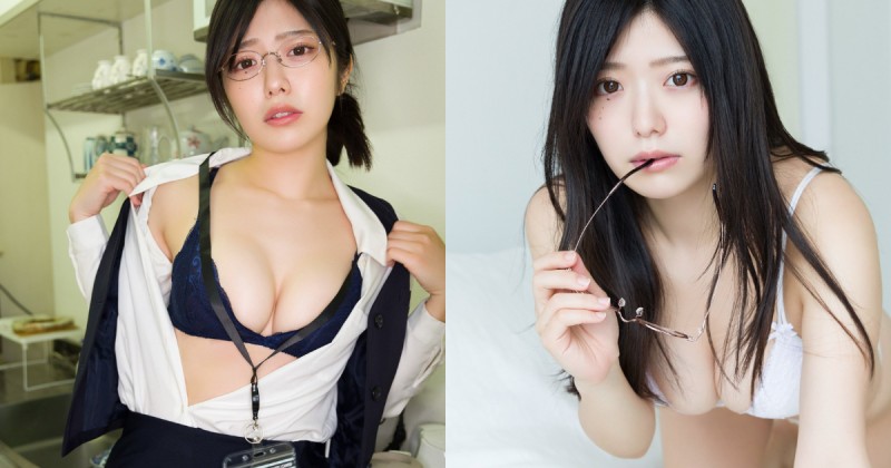 【GG扑克】現役大學生「山田かな」重拾OL身分　穿起套裝爆乳耍辣