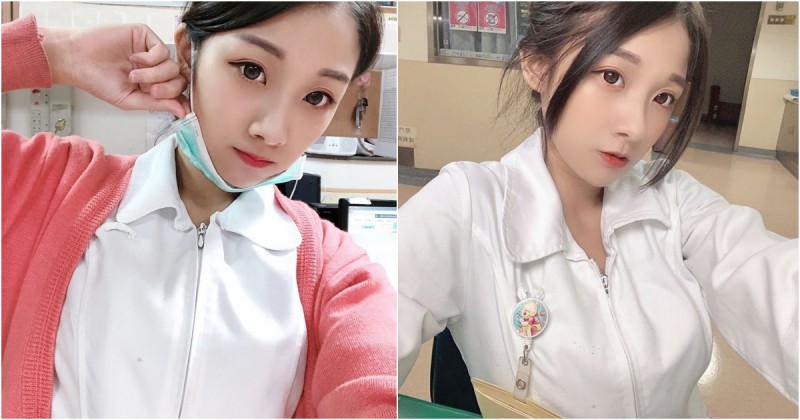 【GG扑克】台灣「正妹護理師」天菜級顏值讓人心動！白制服下展現迷人野性氣質