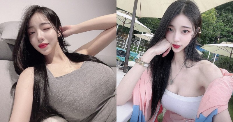 【GG扑克】美女畫家「自拍時乳量超兇」,薄薄的上衣要被撐爆了!