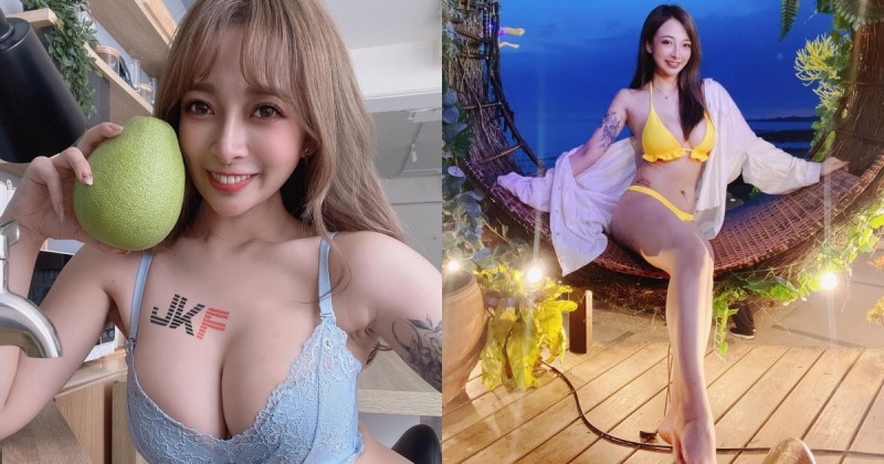 【GG扑克】比柚子還大！性感女神「嵐芯語」H罩杯有夠兇，光看就吃飽了啦！