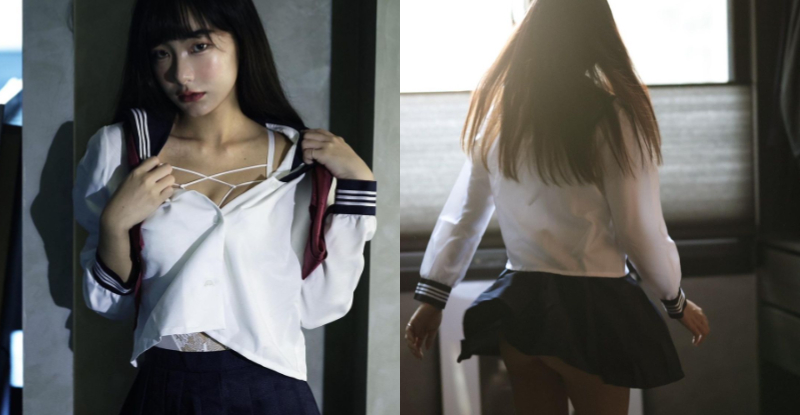 【GG扑克】想上學!藝術小學妹「梗梗」叛逆扯領曬美乳,轉身瞬間秒現「鮮嫩屁股蛋」!
