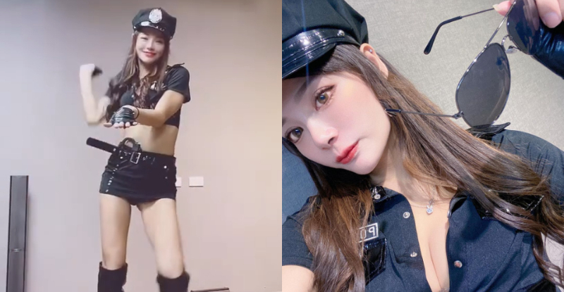 【GG扑克】正義狠角色「小麋Lu」翹臀征服鋼管，「蠻腰蜜腿」同時開攻超兇狠！