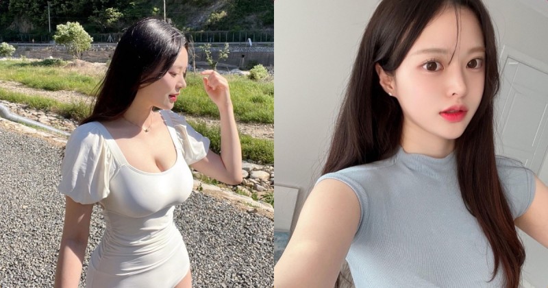 【GG扑克】萌萌女大生「緊身裝上路」好誘人,「凹凸有致的曲線」路人好愛!