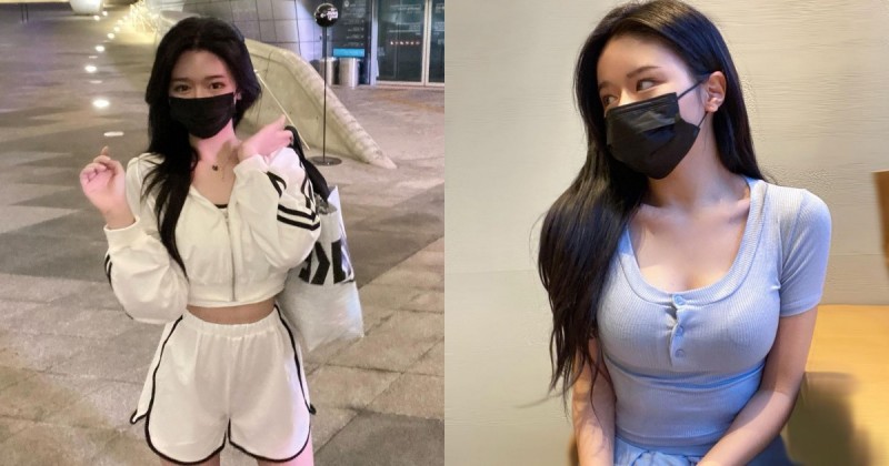 【GG扑克】網拍正妹「熱愛貼身造型」，「美乳視角」特有衝擊力！