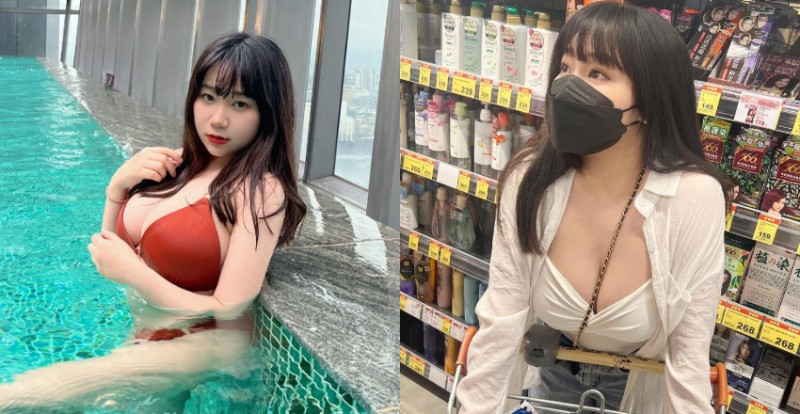 甜萌巨乳妹「小九九」豐滿身材好誘惑　現役大學生真香！