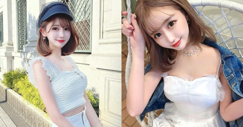 【GG扑克】白皙小隻馬女孩「曲線極佳」,「出遊美照」深溝辣翻了!