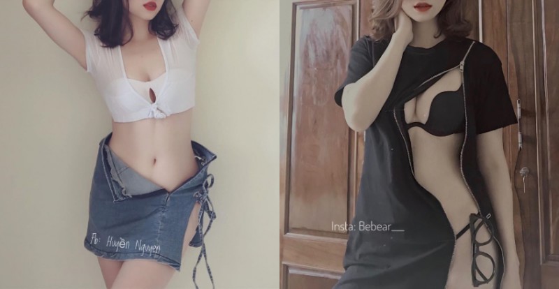 【GG扑克】每一套都是戰服!越南「白皙巨乳妹」總是衣不蔽體 方便脫掉就好