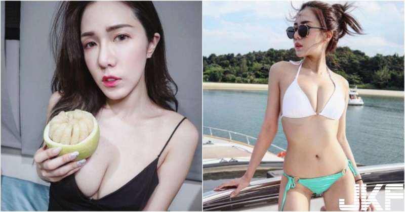 【GG扑克】溝好深!白嫩「比基尼正妹」太兇啦!「渾圓美乳」跟柚子一樣飽滿!
