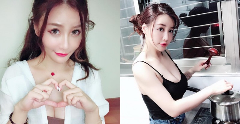 【GG扑克】性感廚娘「李萱 verna」低胸獻上私房料理 奶香味十足讓人一吃上癮!