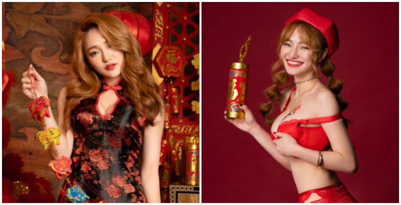 【GG扑克】過年就是要乳香世家！「性感正妹」Donna用勾魂電眼與火辣身材帶你迎向新年