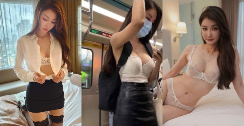 【GG扑克】正妹爆乳搭捷運被偷拍做成梗圖 原來是前工程師「Vivi Lin」