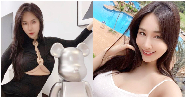 【GG扑克】好想被她收藏!「摩鐵小公主」TALCY 莎展示公仔新成員 爆乳洋裝竟意外秀出南半球!
