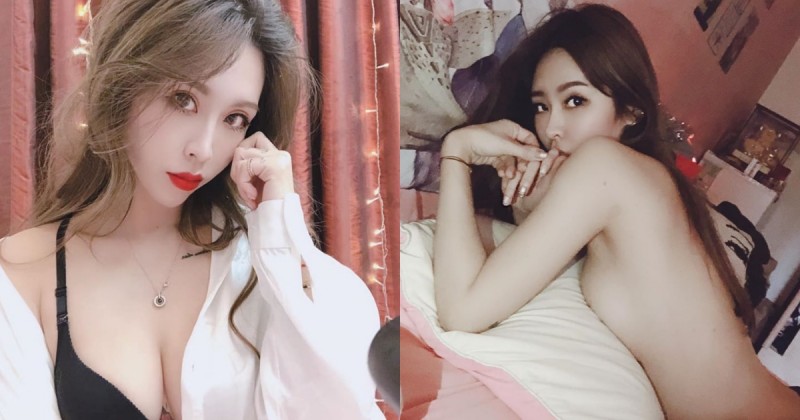 【GG扑克】無法專心看臉!「阮蓎」爆乳嘟唇要你嚐嚐草莓味唇膏,誰能拒絕誘惑!