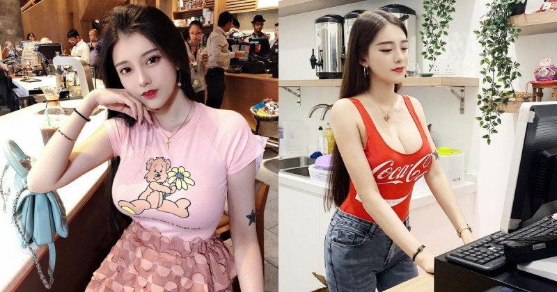 【GG扑克】飲料店「奶茶正妹」極品身材讓人無法專心!這飽滿視角肯定大排長龍呀