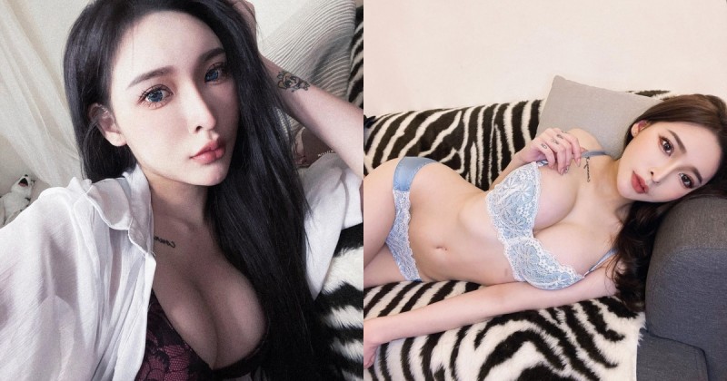 躺著這麼大！「超兇美乳妹」躺平美胸快溢出，男友視角讓網友都快受不了！