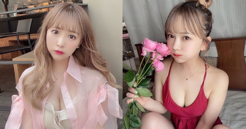 【GG扑克】日本甜美小隻馬「身材好兇」，粉嫩的造型「現出深溝」!