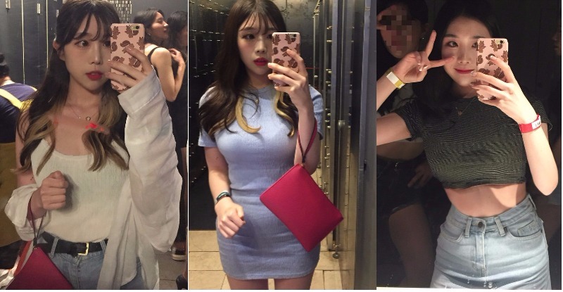 【GG扑克】超短上衣女大生解放!「夾帶嫩乳」跑夜店大秀蟻腰,網呼:想要一起嗨!