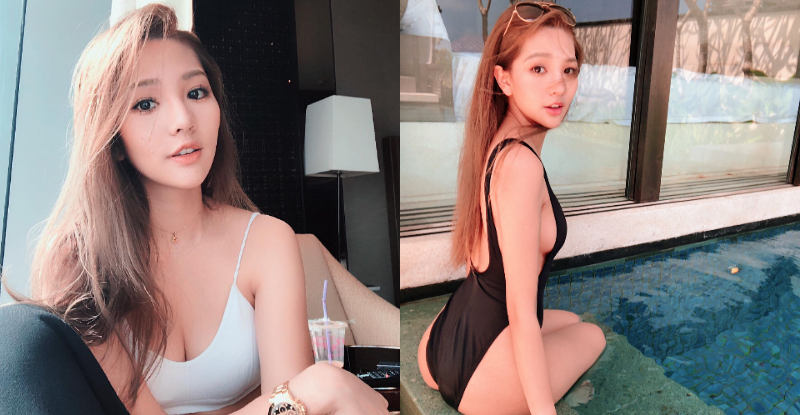 【GG扑克】買一送一!甜美正妹曬性感「飽滿側乳」 附送極品「渾圓蜜桃臀」!