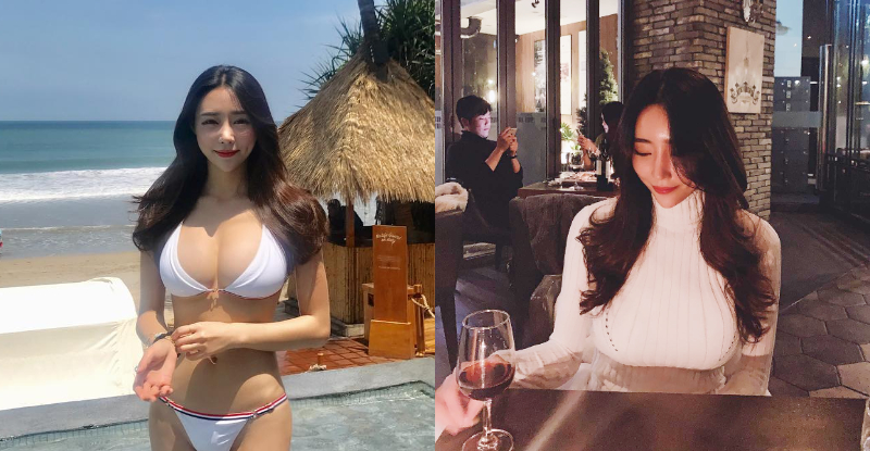 【GG扑克】沙灘上怎麼有乳牛？性感姐姐「De Muse」太雄偉比基尼罩不住！