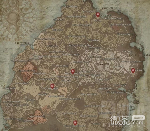《暗黑破坏神4》各世界BOSS刷新时间与位置一览