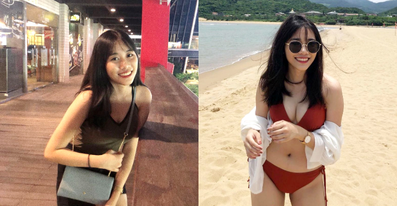 【GG扑克】正值青春發育得真美!「徐琝妤」海邊大曬呼之欲出大雪乳,清甜微笑加銷魂美體太犯規!