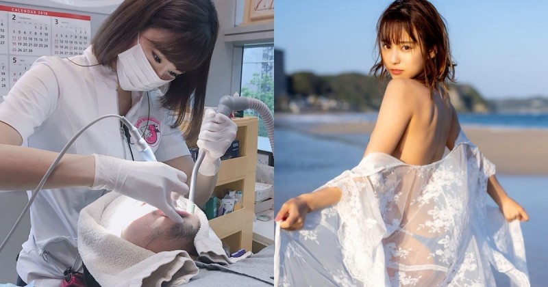 【GG扑克】真的是牙醫!神正「甜美女牙醫」笑容逼人蛀牙,醫師袍下偷藏「F奶」有夠誇張!