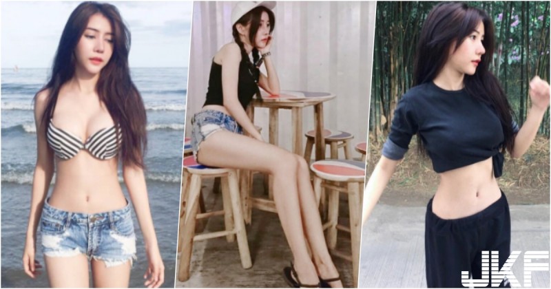 【GG扑克】高顏值「運動長腿妹」!前凸後翹的「S性感曲線」好想跟她一起動動!