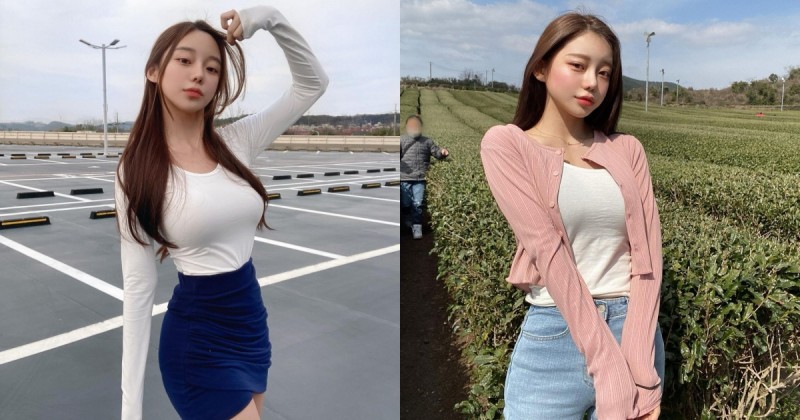 【GG扑克】停車場「氣質性感正妹」高顏值魅力滿分!甜美笑容瞬間圈粉無數