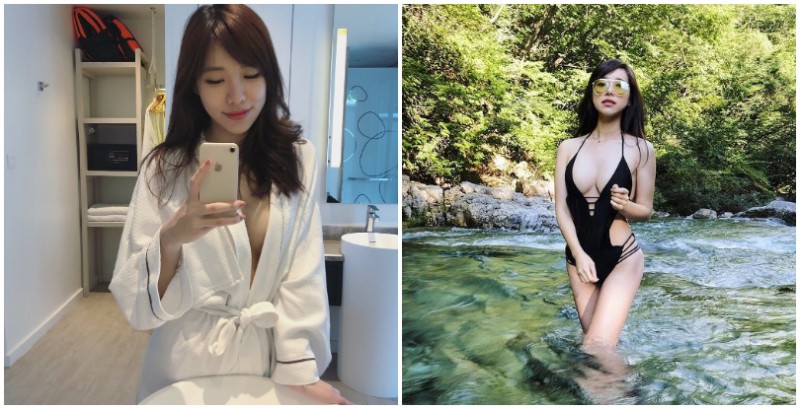 【GG扑克】微憂鬱「氣質正妹」根本隱乳系！微開浴袍下藏著超惹火身材，簡直辣到無法無天！