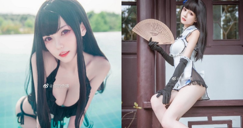 【GG扑克】美腿制勝!強國小姊姊「你的負卿」美若天仙 「雪白長腿」讓人好想醉倒裙邊