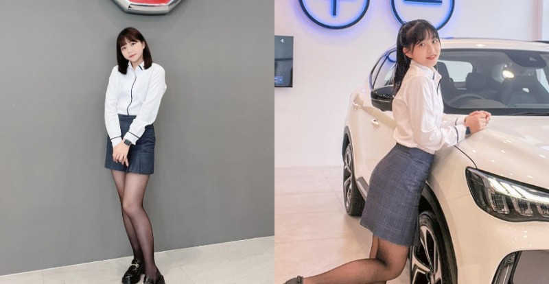【GG扑克】鳳山人該換車了！高雄MG汽車「正妹銷售課長」甜笑服務讓網友戀愛