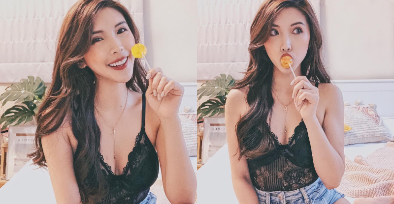 【GG扑克】吃糖還能耍性感!「Chloe Hsu」極品身材超美挺,火辣美照一定要誓死追隨!