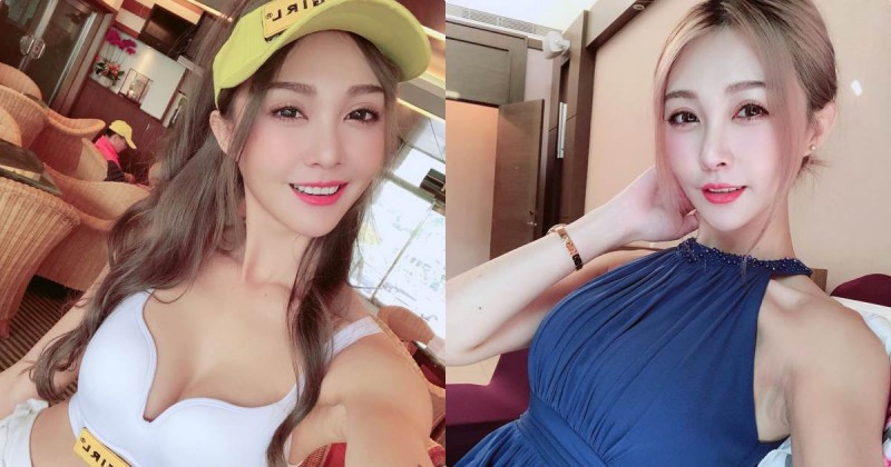 【GG扑克】高雄火辣正妹美甲師「蜜桃兒」,性感深V低胸裝「畫面好飽滿」!