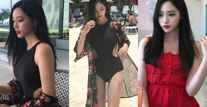 【GG扑克】美艷姐姐圓領挖空大露香肩,比基尼大露蟻腰+逆天長腿,讓人眼睛大吃冰淇淋!