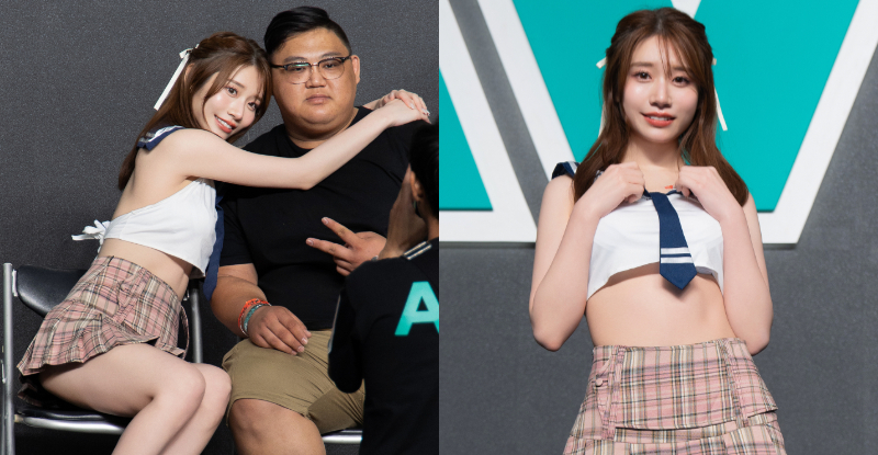 【GG扑克】愛的抱抱！AV天后「河北彩伽」TRE化身女高生，「清純挑逗」實現男人夢！