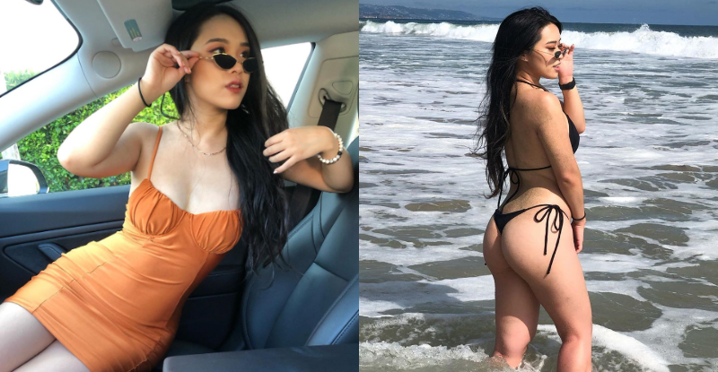 【GG扑克】性感尤物「Maxine」海邊狂頂渾圓「歐美臀」，蜜桃配強大車燈讓司機立馬出征！