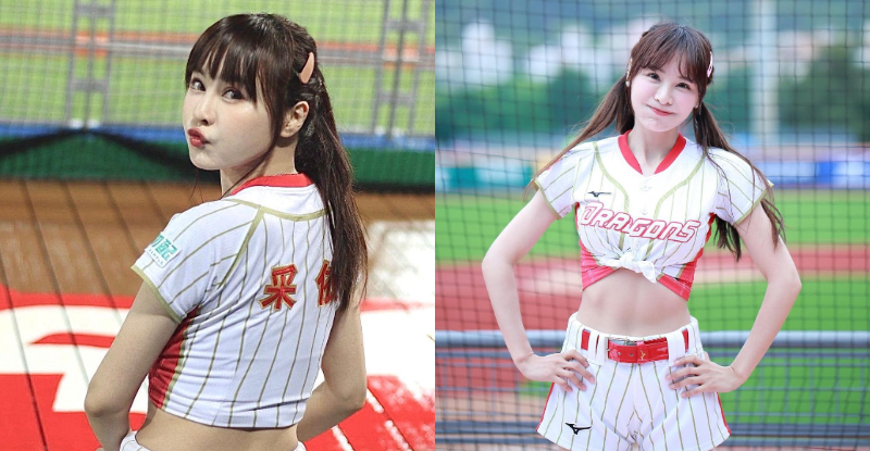 【GG扑克】萌甜小龍女「李采依Oneone」甜笑超陽光,「腹肌加美腿」讓球迷秒脫單