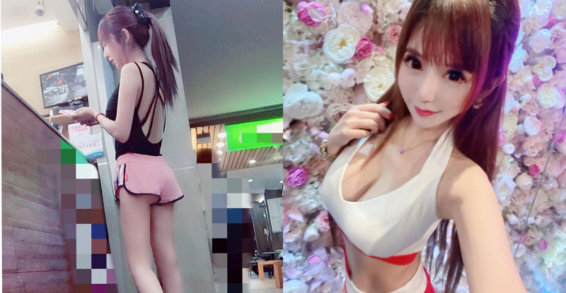 【GG扑克】若隱若現餒!「蔡粉粉」結帳掉出粉嫩屁股蛋,邪惡美腿讓司機狂吃冰淇淋!