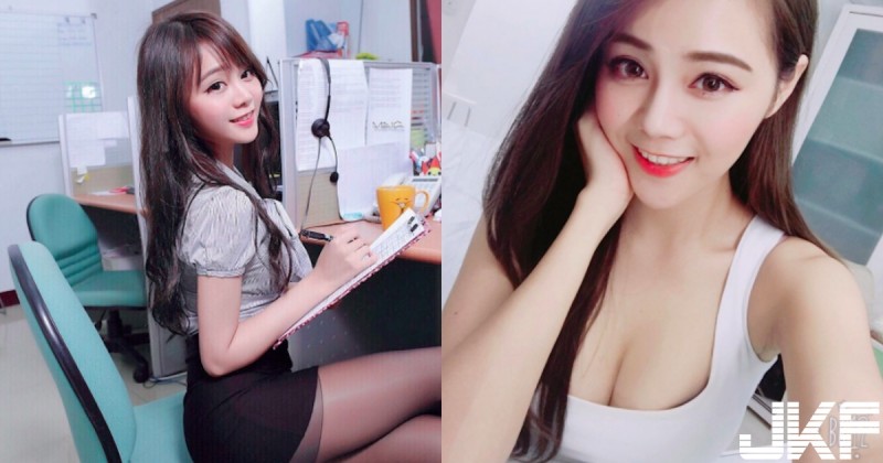 【GG扑克】幸福企業!女同事「美到好誇張」,胸前「雪白嫩乳」往桌上一放!同事如何專心想企劃~