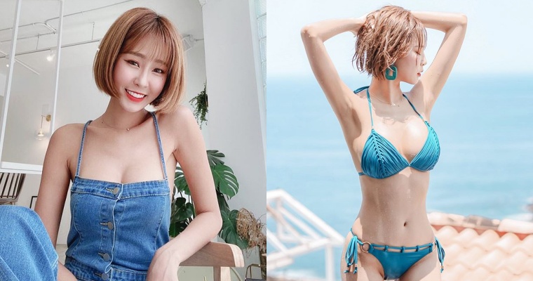 【GG扑克】性感破表!氣質女神「小雪」辣起來沒在客氣!比基尼上身「飽滿酥胸」也立刻彈出