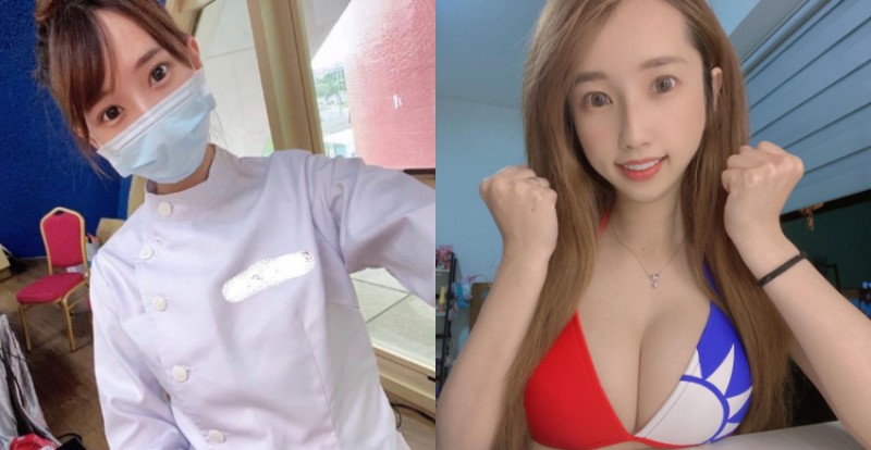 【GG扑克】國慶辣一波!加護病房護理師「兔兒Tutu」國旗比基尼展現好身材
