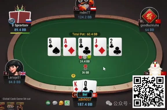 【EV扑克】牌局分析:1.5倍超池给顶对施压