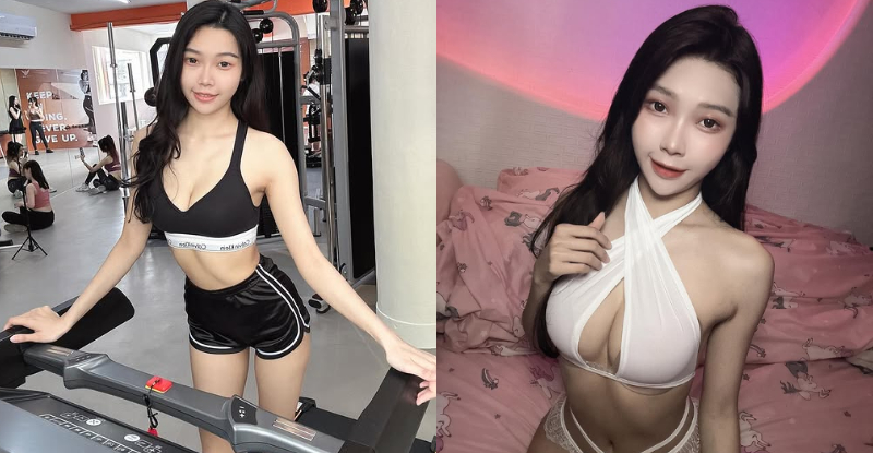 【GG扑克】陽光女孩「TY踢歪」報到健身房,「凹凸曲線」讓全場不動先汗顏!