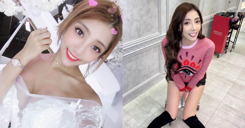 【GG扑克】正妹「Lola 蘿拉」白紗造型深溝好兇,超甜笑容溫暖你的心!