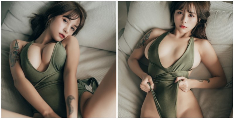 【GG扑克】「巨乳正妹」夏美醬的極上誘惑!包不住的美乳加上開腿視角,最情慾的女體饗宴!