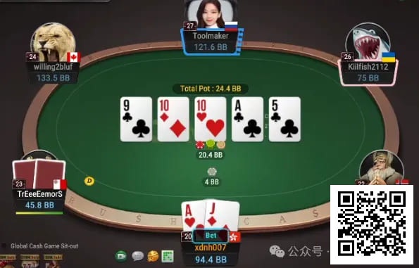 【EV扑克】牌局分析:中A就打