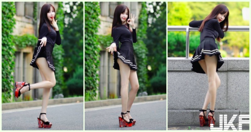 【GG扑克】路邊捕獲「短裙美腿辣妹」美臀都要滑出來了!超火辣「邪惡視角」畫面逼死人…