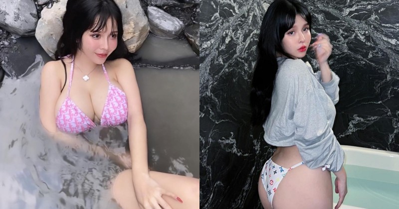 【GG扑克】巨乳波神「Mandi香菱」比基尼辣泡野溪,「渾圓雙球+飽滿蜜桃」浮出水面!